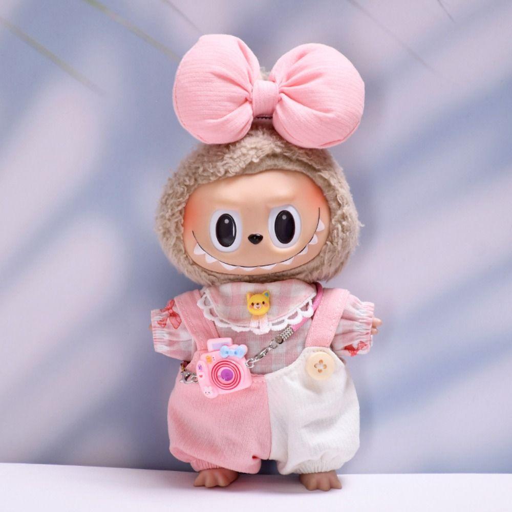Sweetheart Style Labubu Doll s Clothes Camera 17cm Plush Dolls Clothes Children Gift рожевий
Sweetheart Style Labubu Doll s Clothes Camera 17cm Plush Dolls Clothes Children Gift рожевий