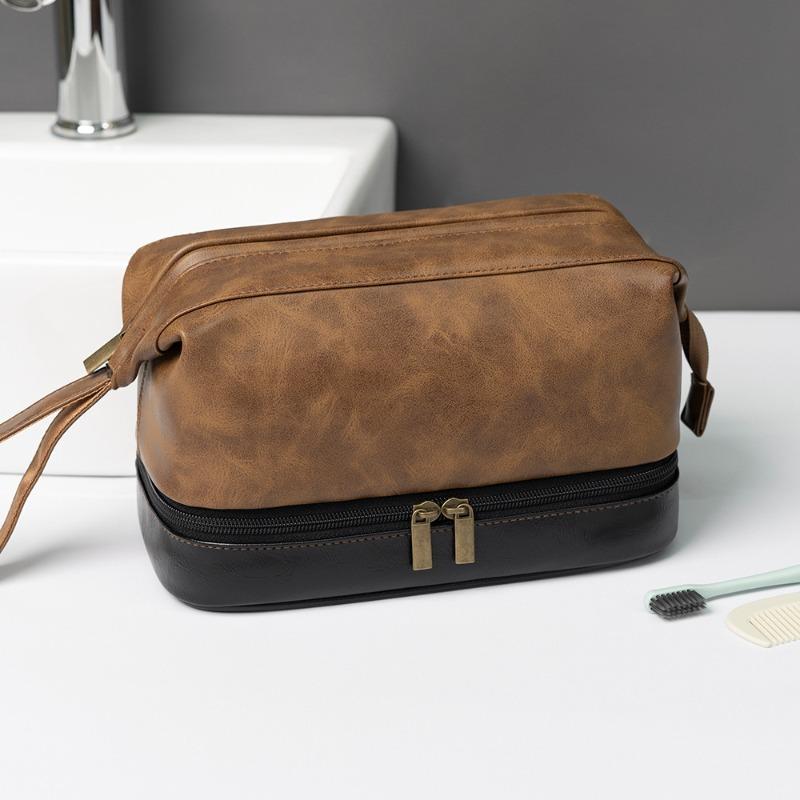 Lightweight Travel Stylish PU Leather Storage Bag Large Capacity Toiletry Organizer Pouch Multifunctional Travel Storage Bag хакі
Lightweight Travel Stylish PU Leather Storage Bag Large Capacity Toiletry Organizer Pouch Multifunctional Travel Storage Bag хакі
