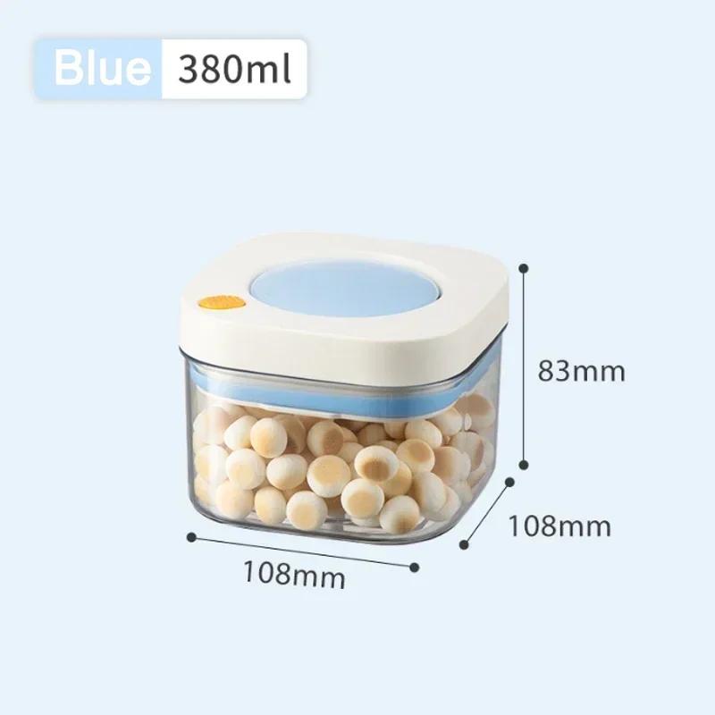 Вакуумный контейнер для хранения продуктов питания Пластиковый герметичный контейнер для свежести Зерна Кофейные зерна Прозрачный контейнер для хранения Кухонные банки для хранения
Вакуумный контейнер для хранения продуктов питания Пластиковый герметичный контейнер для свежести Зерна Кофейные зерна Прозрачный контейнер для хранения Кухонные банки для хранения