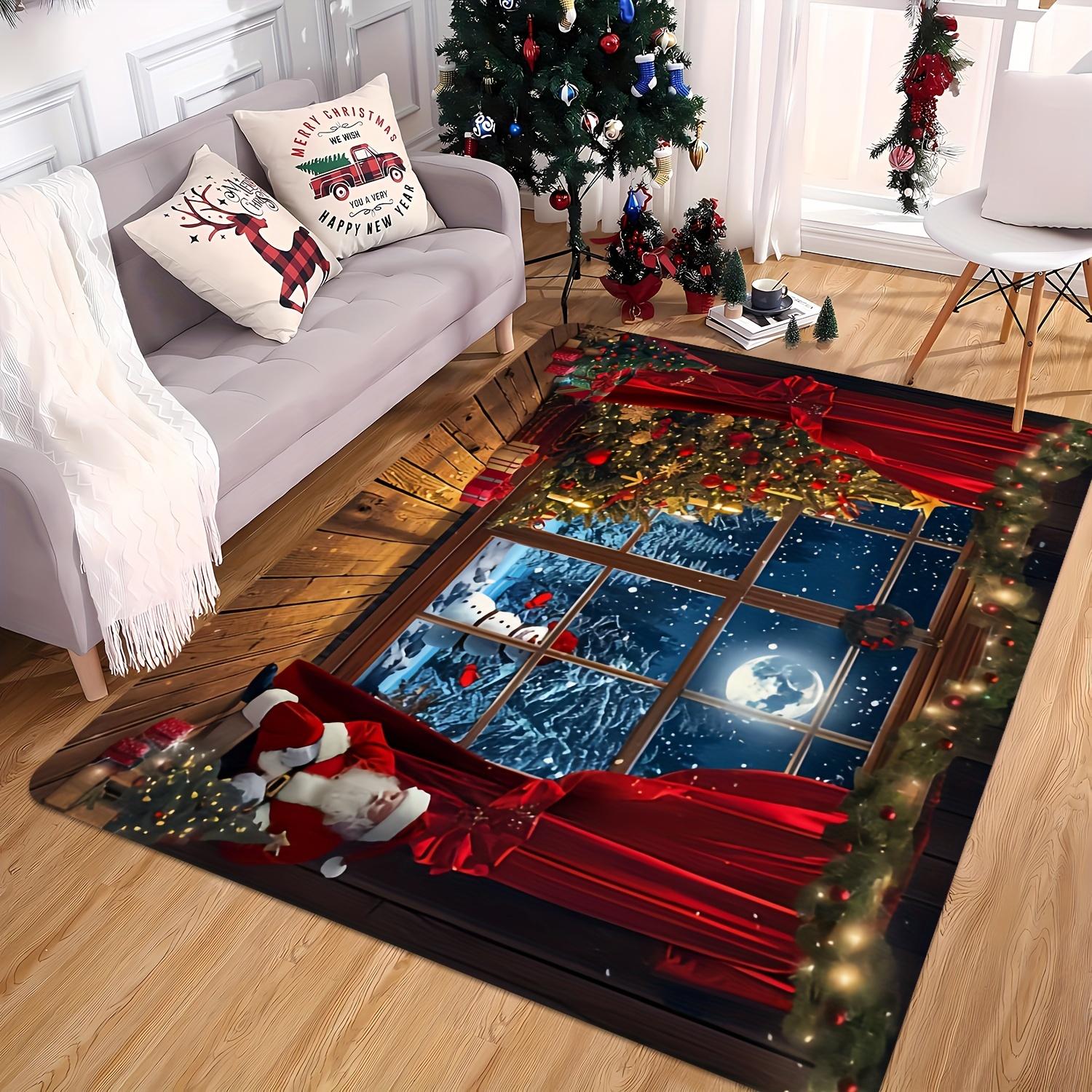 Santa Claus Full Moon Night Doormat, Washable Non-Slip Rug for Indoor Outdoor Living Room Bedroom Patio Garden Christmas Decor 40x60cm
Santa Claus Full Moon Night Doormat, Washable Non-Slip Rug for Indoor Outdoor Living Room Bedroom Patio Garden Christmas Decor 40x60cm