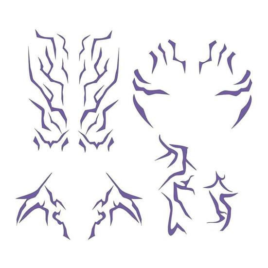 Временные тату-наклейки Водостойкие Боди-арт Долговечные Тату-наклейки для косплея для вечеринок Фестивалей Концертов 1pc фиолетовый
Временные тату-наклейки Водостойкие Боди-арт Долговечные Тату-наклейки для косплея для вечеринок Фестивалей Концертов 1pc фиолетовый