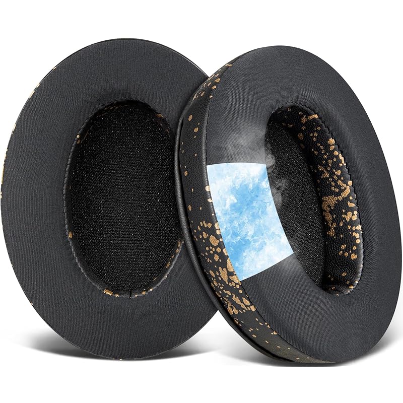 SOULWIT cooling gel ear pads for Sony MDR-CD900ST/MDR-7506/MDR-1ABT/RBT/RNC & ATH M50X/M40X/WS660BT/WS1100, SteelSeries Arctis 1/3/5/7/9X/Pro/prime
SOULWIT cooling gel ear pads for Sony MDR-CD900ST/MDR-7506/MDR-1ABT/RBT/RNC & ATH M50X/M40X/WS660BT/WS1100, SteelSeries Arctis 1/3/5/7/9X/Pro/prime