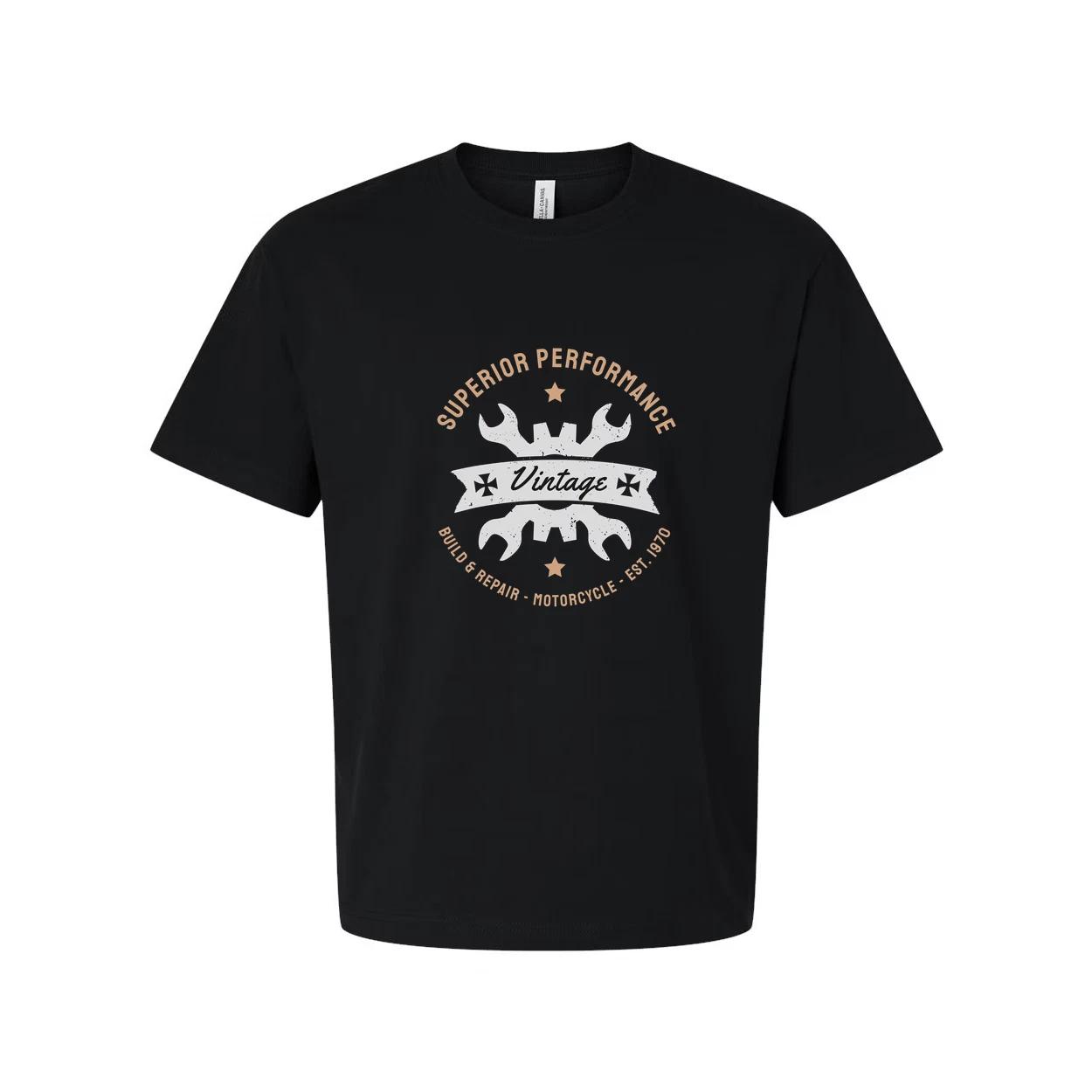 Vintage Motorcycle Motif Unisex T Shirt With Classic Emblem Graphic For Riders C 3XL
Vintage Motorcycle Motif Unisex T Shirt With Classic Emblem Graphic For Riders C 3XL