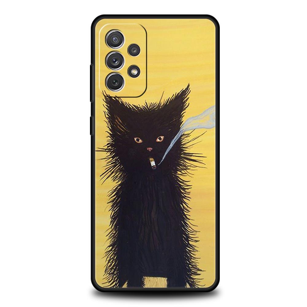 Fashion Kitten Smoking Pattern Phone Case for Samsung Galaxy A55 A35 A15 A14 A13 A25 A54 A51 A71 A72 A73 A32 A52 A41 5G Soft TPU Samsung A23
Fashion Kitten Smoking Pattern Phone Case for Samsung Galaxy A55 A35 A15 A14 A13 A25 A54 A51 A71 A72 A73 A32 A52 A41 5G Soft TPU Samsung A23