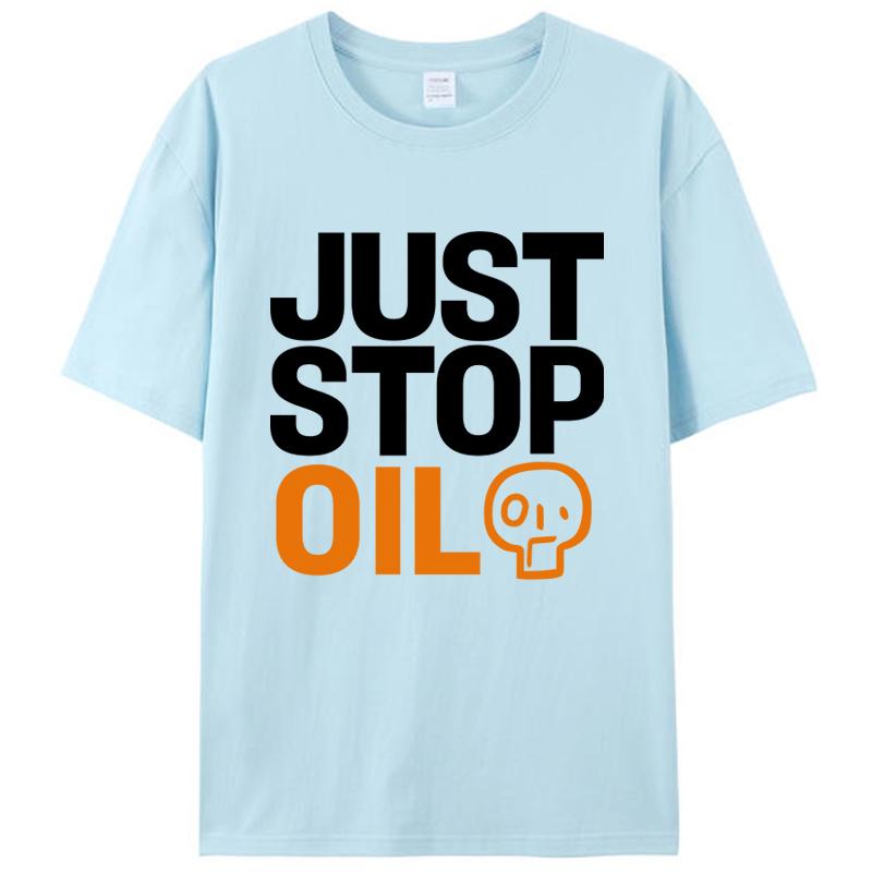 Just Stop Oil Environmental Protest Save The Earth Men s T-Shirt Clothing Novelty Gift Tee Women Graphic Shirts Streetwear Tops 4XL
Just Stop Oil Environmental Protest Save The Earth Men s T-Shirt Clothing Novelty Gift Tee Women Graphic Shirts Streetwear Tops 4XL