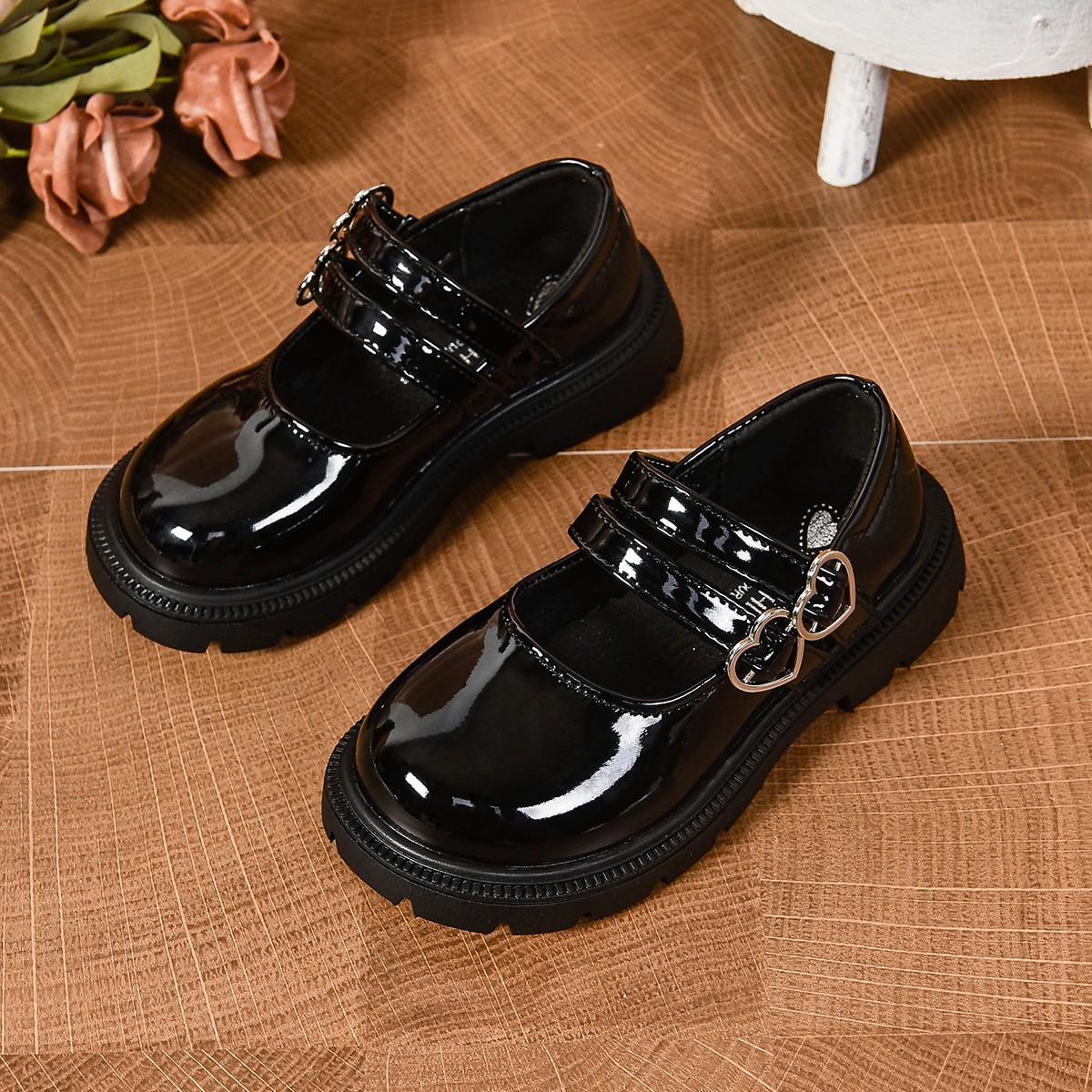 Autumn Girl s Leather Shoes Glossy Black Chunky Eleant Kids Mary Janes Soft Sole Hook-loop School Children Flat shoe 26-36 36
Autumn Girl s Leather Shoes Glossy Black Chunky Eleant Kids Mary Janes Soft Sole Hook-loop School Children Flat shoe 26-36 36