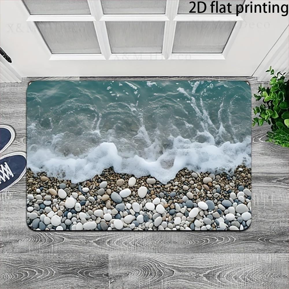 2D Flat-1PC Door Mat with Beach Wave Design , Welcome mats for home decoration. 40cm x 60cm
2D Flat-1PC Door Mat with Beach Wave Design , Welcome mats for home decoration. 40cm x 60cm