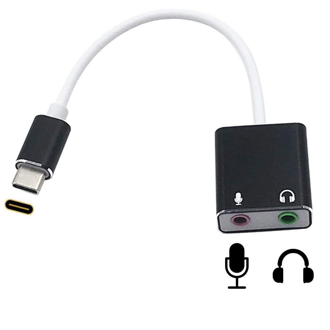 Type C to Converter Adapter Jack for Laptop USB External Sound Card C Type Audio Card Adapter Audio Adapter USB-C 3.5mm Type-C 3.5mm USB-C (Black) чорний
Type C to Converter Adapter Jack for Laptop USB External Sound Card C Type Audio Card Adapter Audio Adapter USB-C 3.5mm Type-C 3.5mm USB-C (Black) чорний