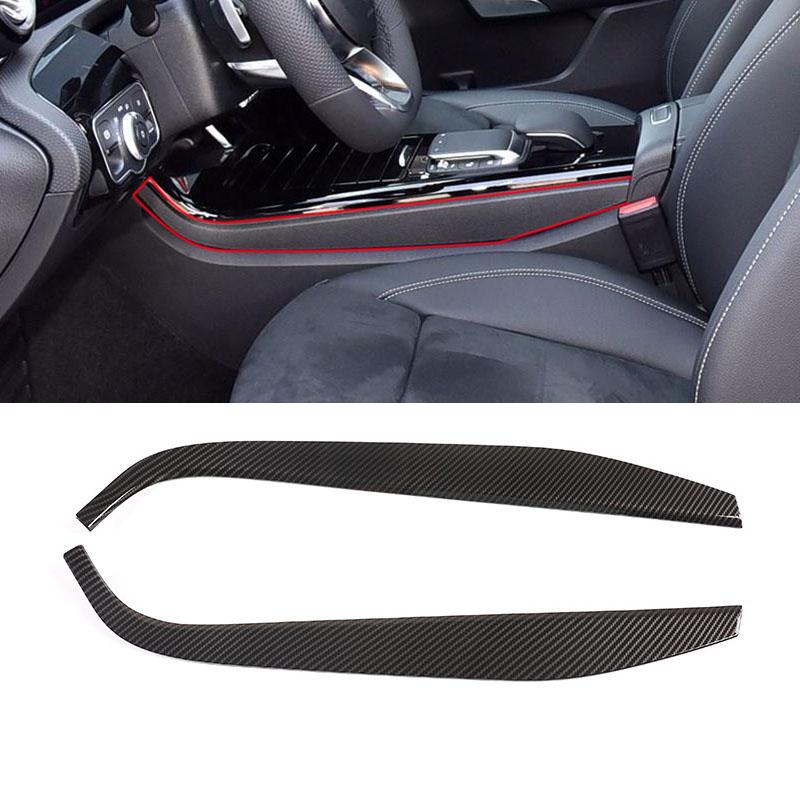 Стиль из углеродного волокна для Mercedes Benz A CLA Class W177 C118, боковая декоративная крышка панели консоли, наклейки
Стиль из углеродного волокна для Mercedes Benz A CLA Class W177 C118, боковая декоративная крышка панели консоли, наклейки