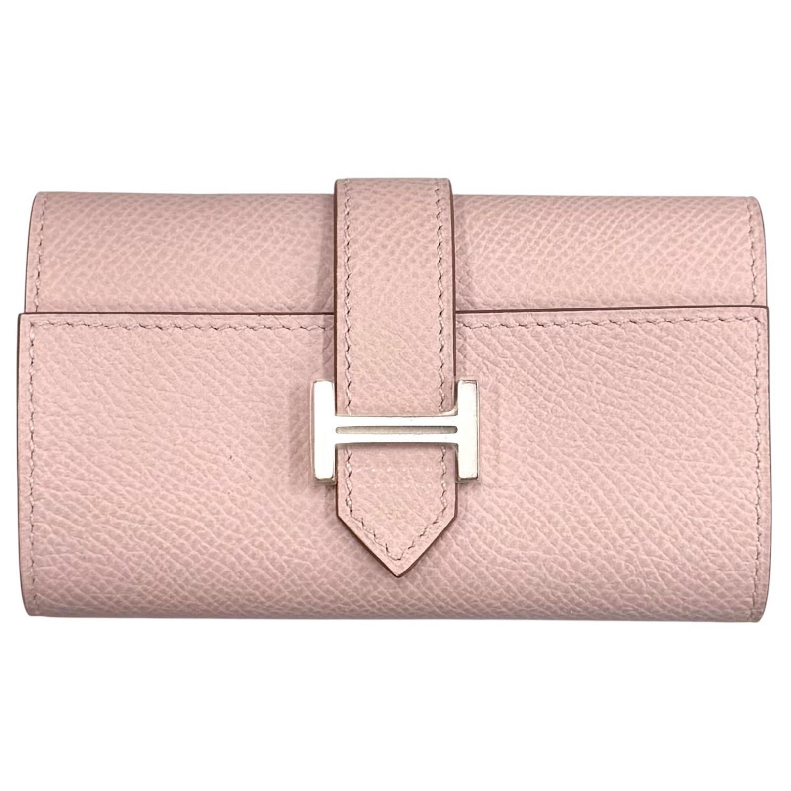 Pristine HERMES Key holder Bean 4 hooks mauve pail Epsom Leather Women Used
Pristine HERMES Key holder Bean 4 hooks mauve pail Epsom Leather Women Used