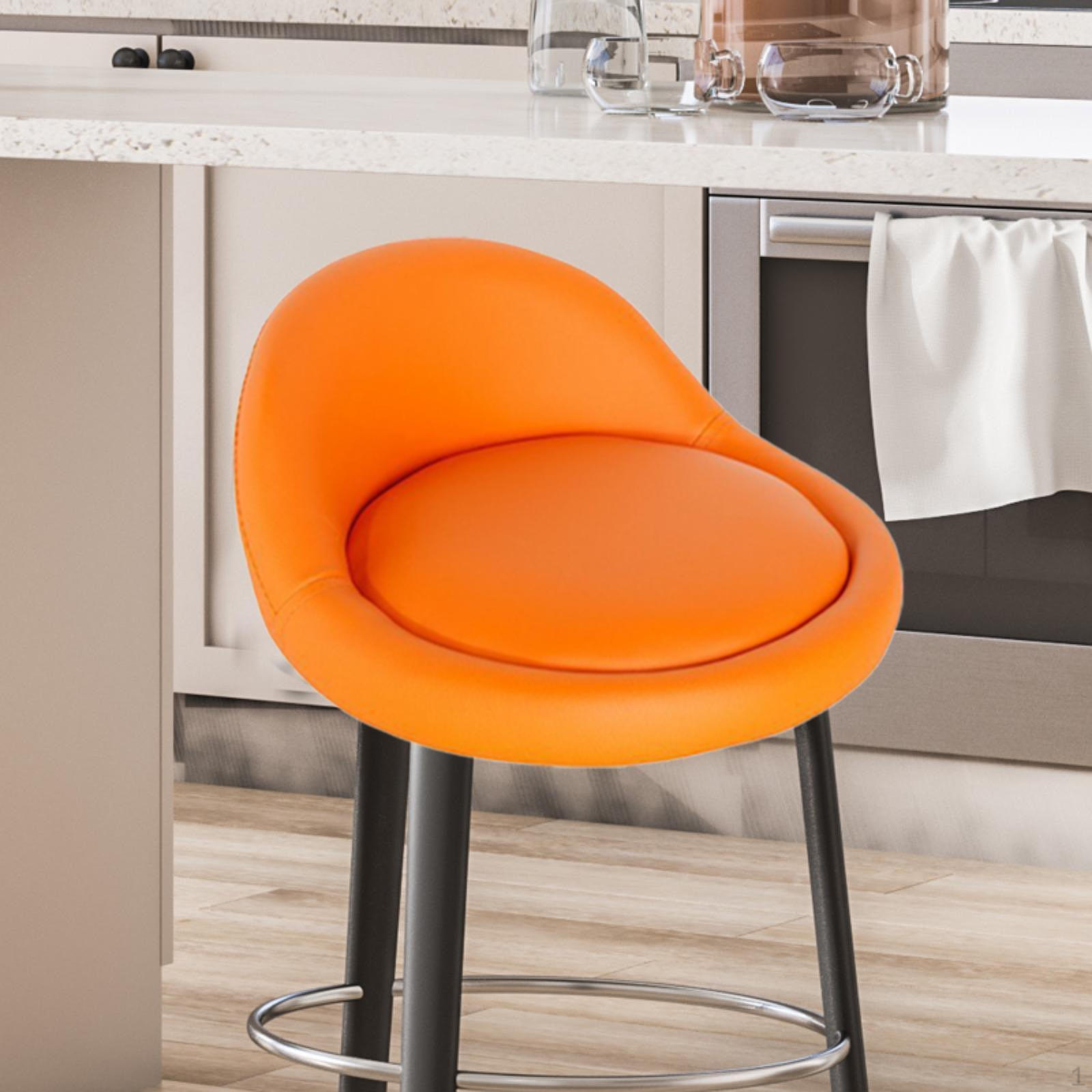 Bar Stool Seat Cushion Replacement Part PU Leather Comfortable Chair Accessory with Backrest Support Orange
Bar Stool Seat Cushion Replacement Part PU Leather Comfortable Chair Accessory with Backrest Support Orange