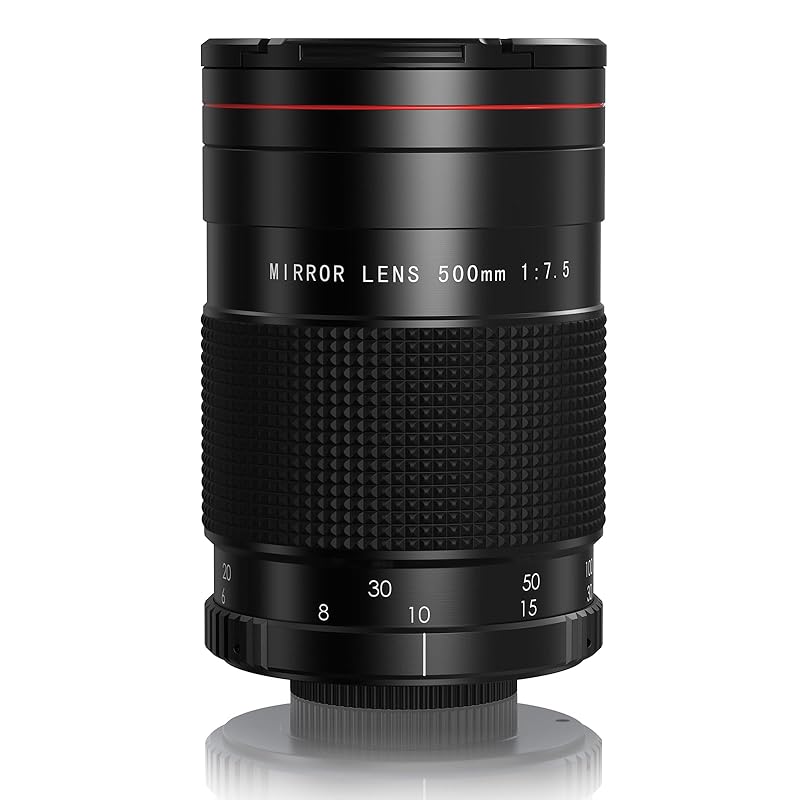 Lightdow EF mirror lens 500mm F7.5 Compatible Canon telephoto reflex mirror lens for canon EOS Kiss X10i X10 X9i X9 X8i X7i X6i X5 X4 X3 X2 X90 X70
Lightdow EF mirror lens 500mm F7.5 Compatible Canon telephoto reflex mirror lens for canon EOS Kiss X10i X10 X9i X9 X8i X7i X6i X5 X4 X3 X2 X90 X70