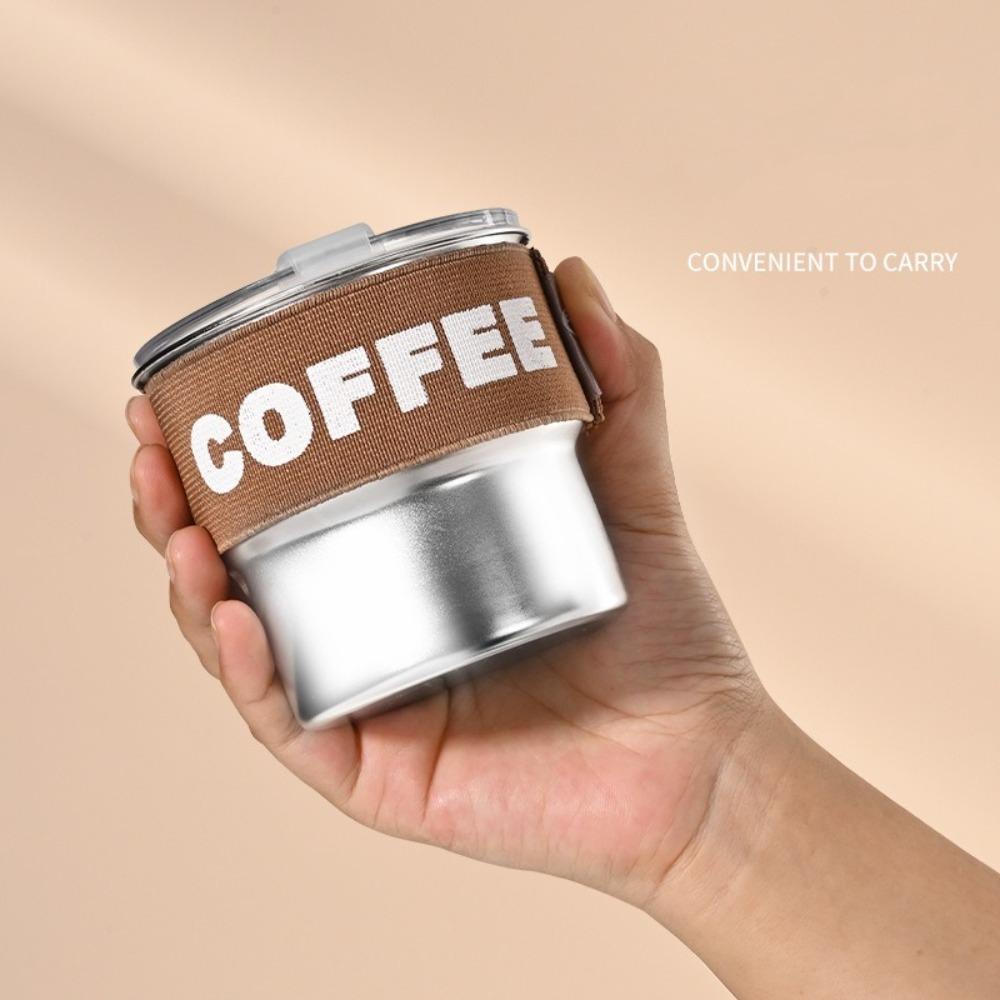 400ML Coffee Mug Stainless Steel Thermal Cup Portable Coffee Cup Office green-with straw
400ML Coffee Mug Stainless Steel Thermal Cup Portable Coffee Cup Office green-with straw