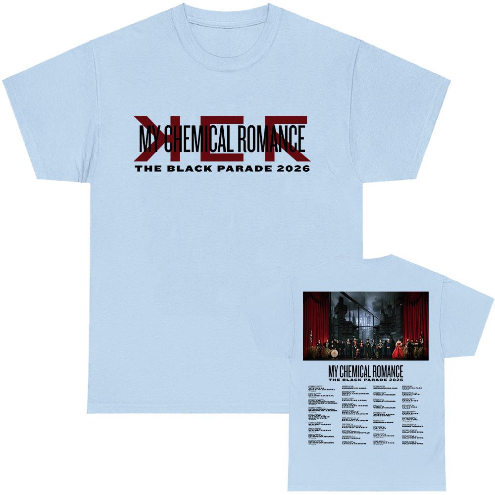 THE BLACK PARADE 2026 Tour T-shirt Rock Band My Chemical Romance Tshirts Short Sleeve Cotton T Shirt Unisex Streetwear M
THE BLACK PARADE 2026 Tour T-shirt Rock Band My Chemical Romance Tshirts Short Sleeve Cotton T Shirt Unisex Streetwear M