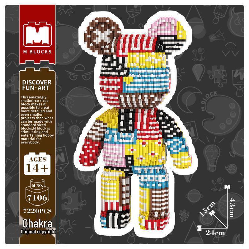 Mengpin 43cm Pinjie Bear Educational Building Blocks - Brain Teaser Toys for Boys and Girls, Perfect Birthday Gifts and Living Room Ornaments.
Mengpin 43cm Pinjie Bear Educational Building Blocks - Brain Teaser Toys for Boys and Girls, Perfect Birthday Gifts and Living Room Ornaments.