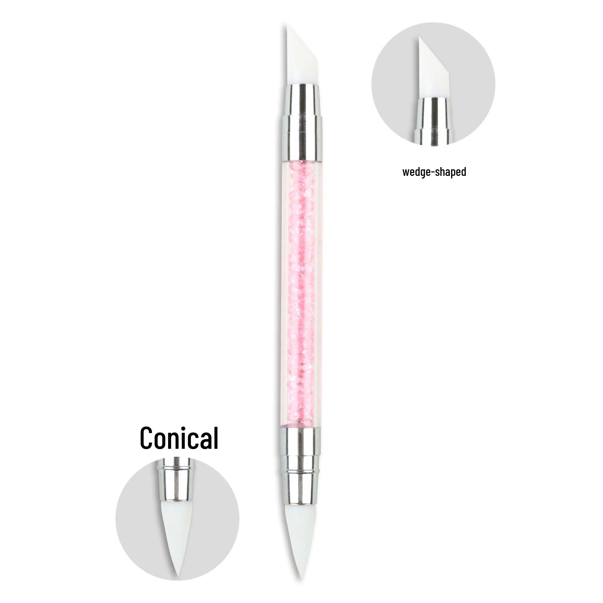 Double-Headed Nail Art Silicone Embossing & Carving Pen Set
Double-Headed Nail Art Silicone Embossing & Carving Pen Set