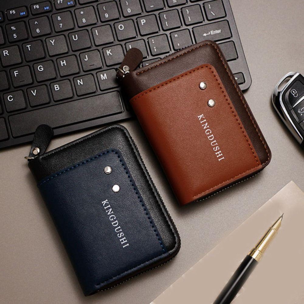 Multi-position Anti-theft Cash Bag Multi-card Bit Male Leather Purse Korean Style Wallets синій 
Multi-position Anti-theft Cash Bag Multi-card Bit Male Leather Purse Korean Style Wallets синій