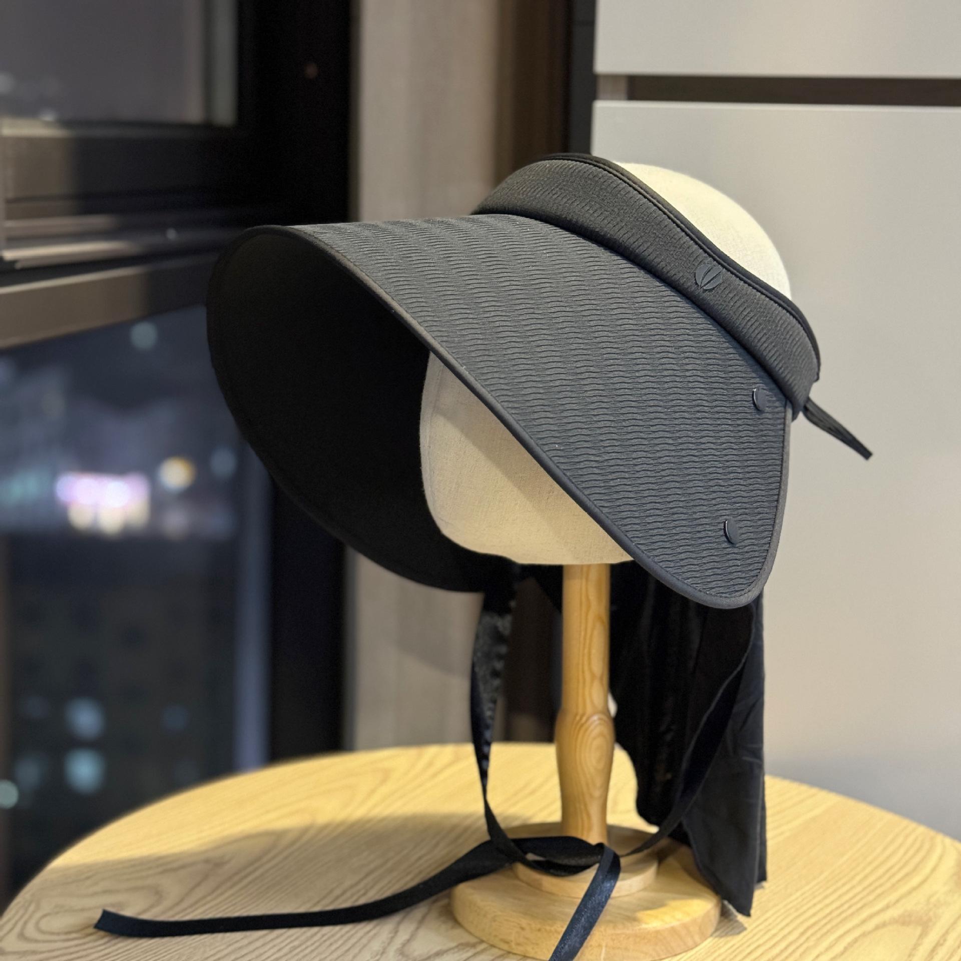 New women s summer sun hat with UV protection, velvet black-coated open-top hat with large brim and integrated shawl, trendy design Adult54-60Adjustable чёрный
New women s summer sun hat with UV protection, velvet black-coated open-top hat with large brim and integrated shawl, trendy design Adult54-60Adjustable чёрный