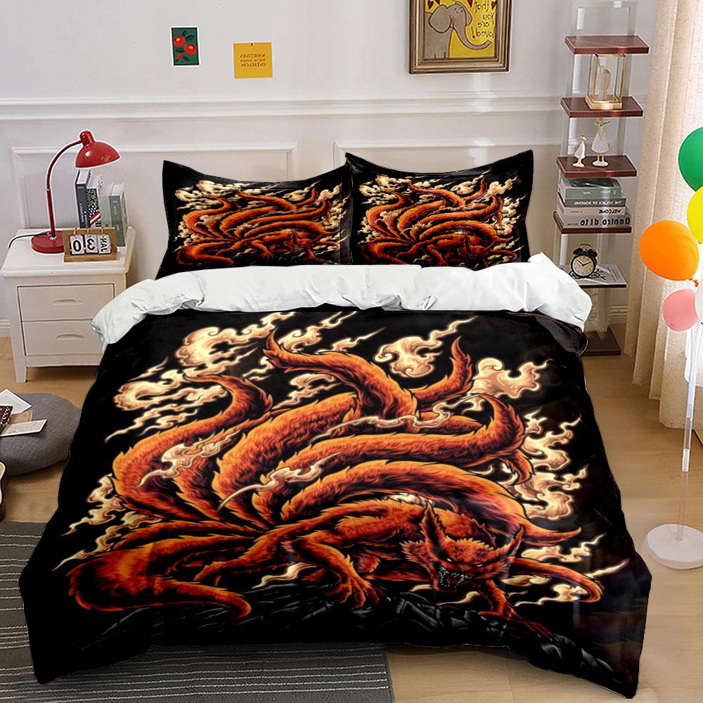 Fiery nine-tailed fox. Bedding sets Duvet cover sets Duvet covers Pillowcases(1 * Duvet Cover 2 * Pillowcases, without duvet insert) 135x200cm
Fiery nine-tailed fox. Bedding sets Duvet cover sets Duvet covers Pillowcases(1 * Duvet Cover 2 * Pillowcases, without duvet insert) 135x200cm