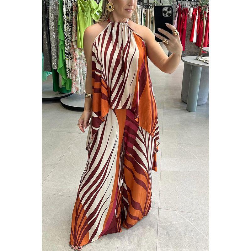 European American Summer New Positioning Printed Long-Sleeved Top Loose Pants Fashion Two-Piece Suit Women s Clothing Picture Color S
European American Summer New Positioning Printed Long-Sleeved Top Loose Pants Fashion Two-Piece Suit Women s Clothing Picture Color S