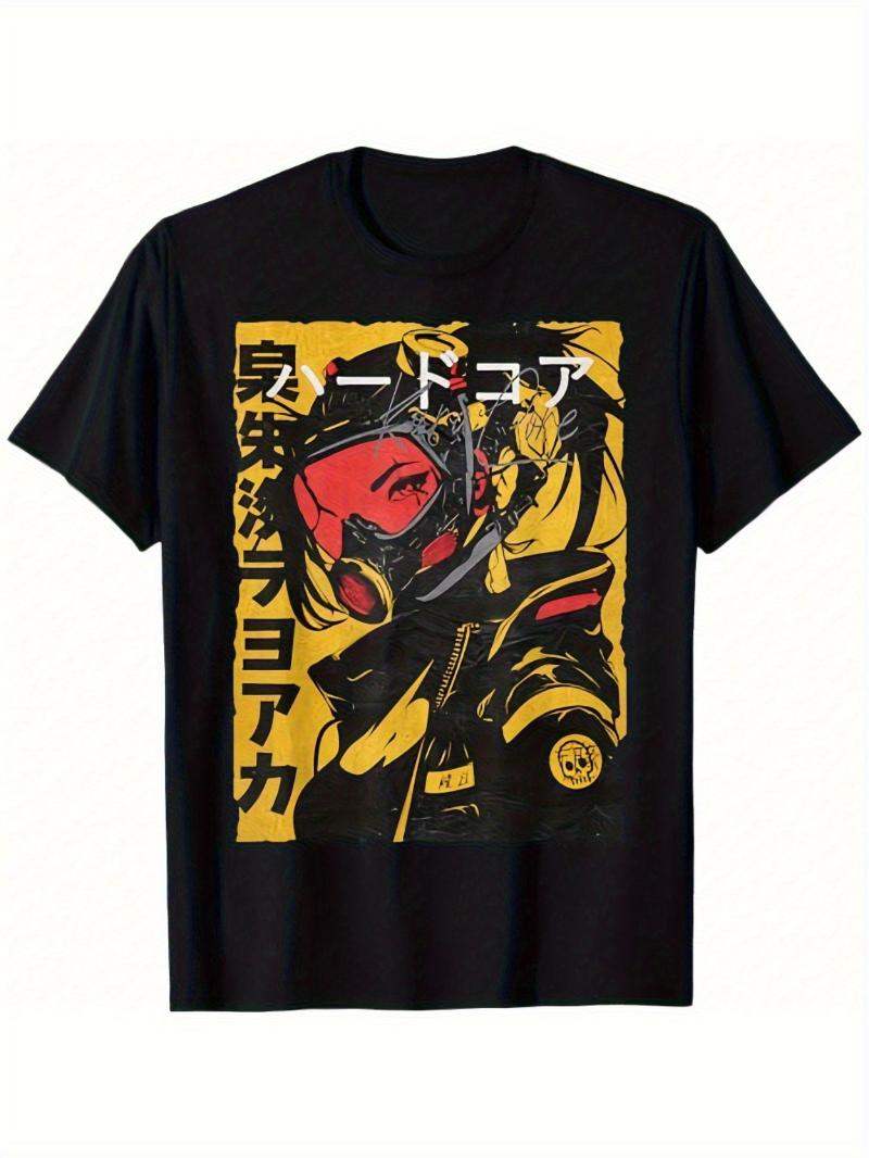 Киберпанк аниме принт футболка на лето и осень 2025 свободные и модные короткорукавные мужские и женские топы 4XL
Киберпанк аниме принт футболка на лето и осень 2025 свободные и модные короткорукавные мужские и женские топы 4XL