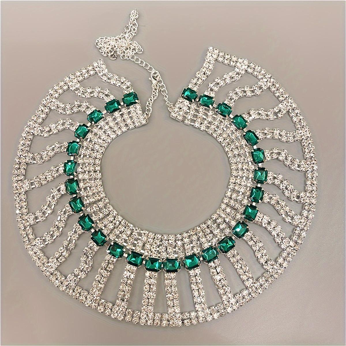 Fashion Luxury Crystal Necklace Jewelry Accessories срібний
Fashion Luxury Crystal Necklace Jewelry Accessories срібний