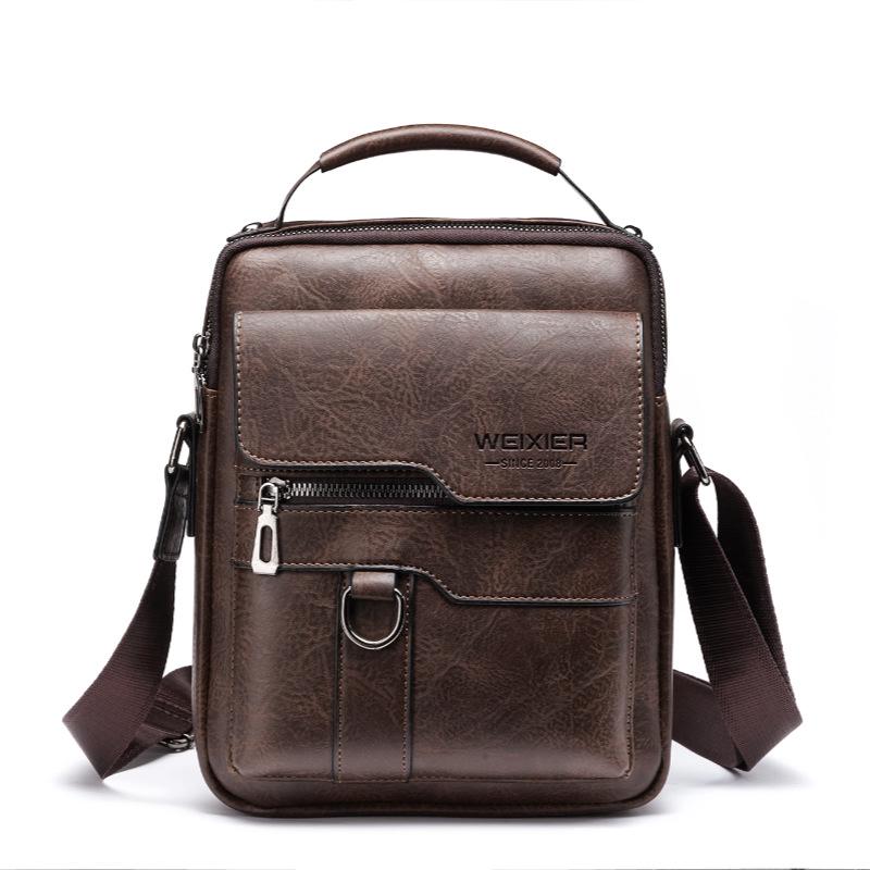Men s High-End Retro Waterproof Vertical Shoulder Bag - Versatile Casual Small Crossbody Bag темно-коричневого кольору
Men s High-End Retro Waterproof Vertical Shoulder Bag - Versatile Casual Small Crossbody Bag темно-коричневого кольору
