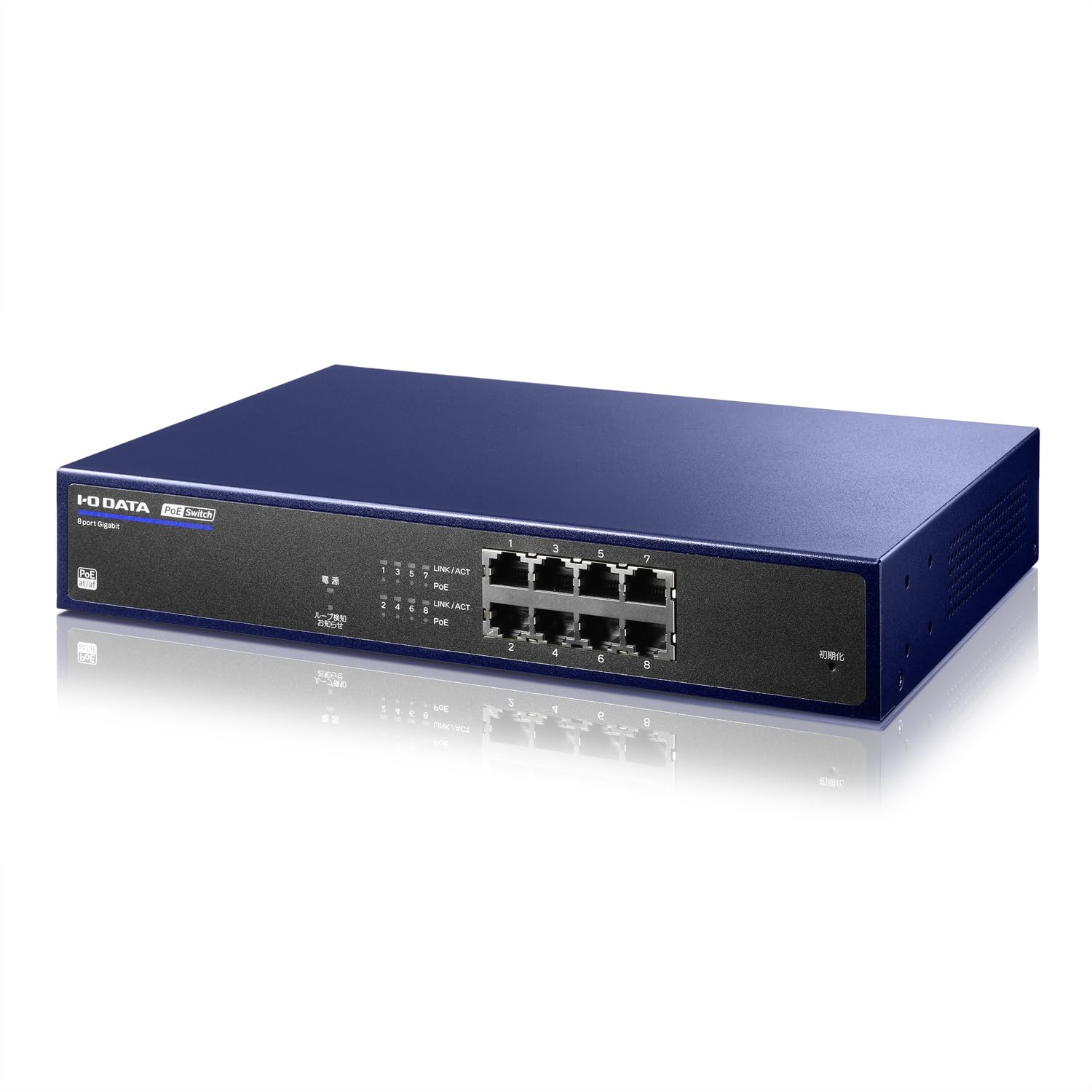 IO Data IODATA совместимый PoE-коммутатор BSH-GP08MB IEEE802.3at (Тип2) 8-портовый
IO Data IODATA совместимый PoE-коммутатор BSH-GP08MB IEEE802.3at (Тип2) 8-портовый