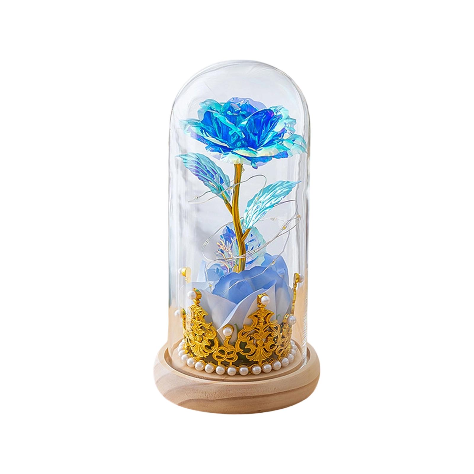 Лампа с preserved-розой и цветами из золотой фольги, Креативный подарок на День святого Валентина. One Size синий
Лампа с preserved-розой и цветами из золотой фольги, Креативный подарок на День святого Валентина. One Size синий
