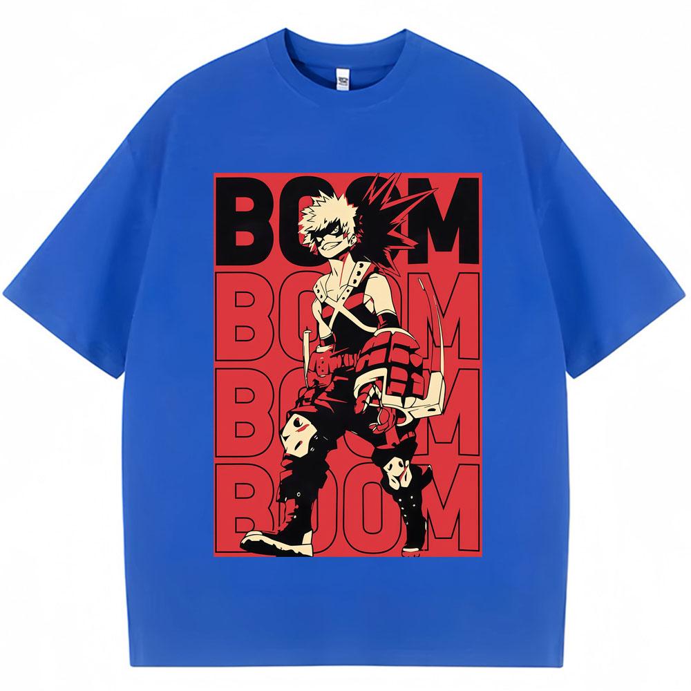 Katsuki Bakugo My Hero Academia Boom Graphic T Shirt Men Women Cartoon Manga T-shirt Oversized Cotton Casual T Shirts 3XL
Katsuki Bakugo My Hero Academia Boom Graphic T Shirt Men Women Cartoon Manga T-shirt Oversized Cotton Casual T Shirts 3XL