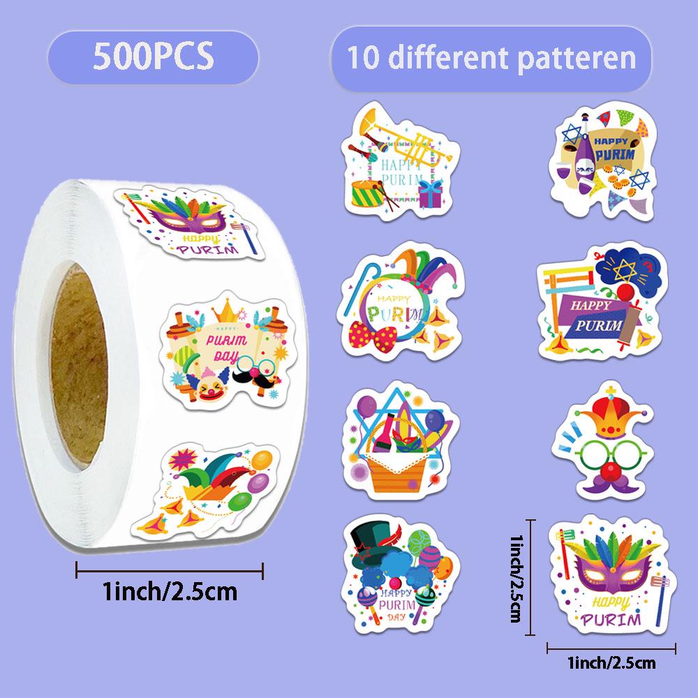 500 Stickers/Roll Creative Festival Cartoon Stickers for Journaling, Decoration, and Envelope Sealing No
500 Stickers/Roll Creative Festival Cartoon Stickers for Journaling, Decoration, and Envelope Sealing No