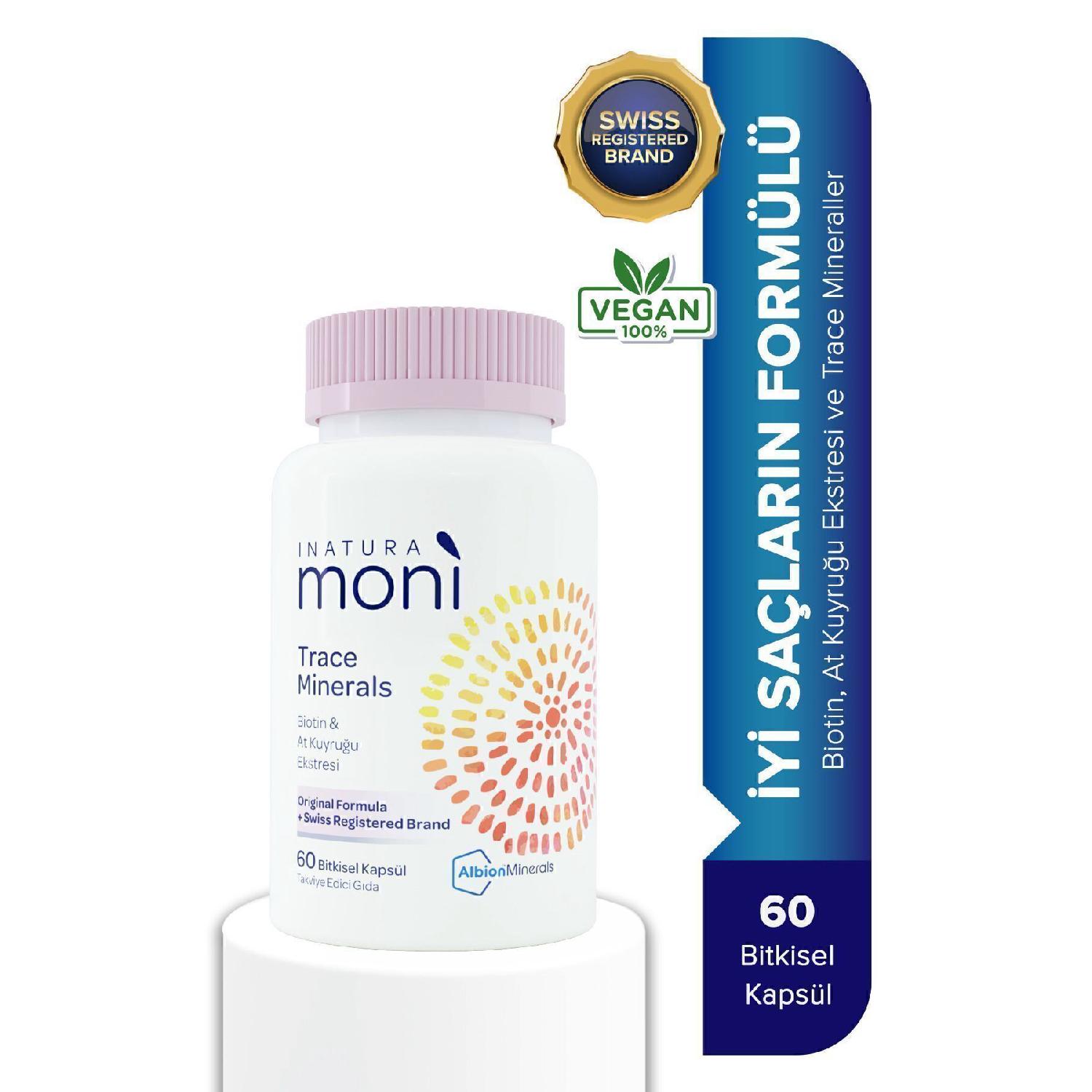 Moni Trace Minerals Biotin 5000, Chromium, Zinc, Selenium, Ponytail Multivitamine 60 Vegan Capsules
Moni Trace Minerals Biotin 5000, Chromium, Zinc, Selenium, Ponytail Multivitamine 60 Vegan Capsules