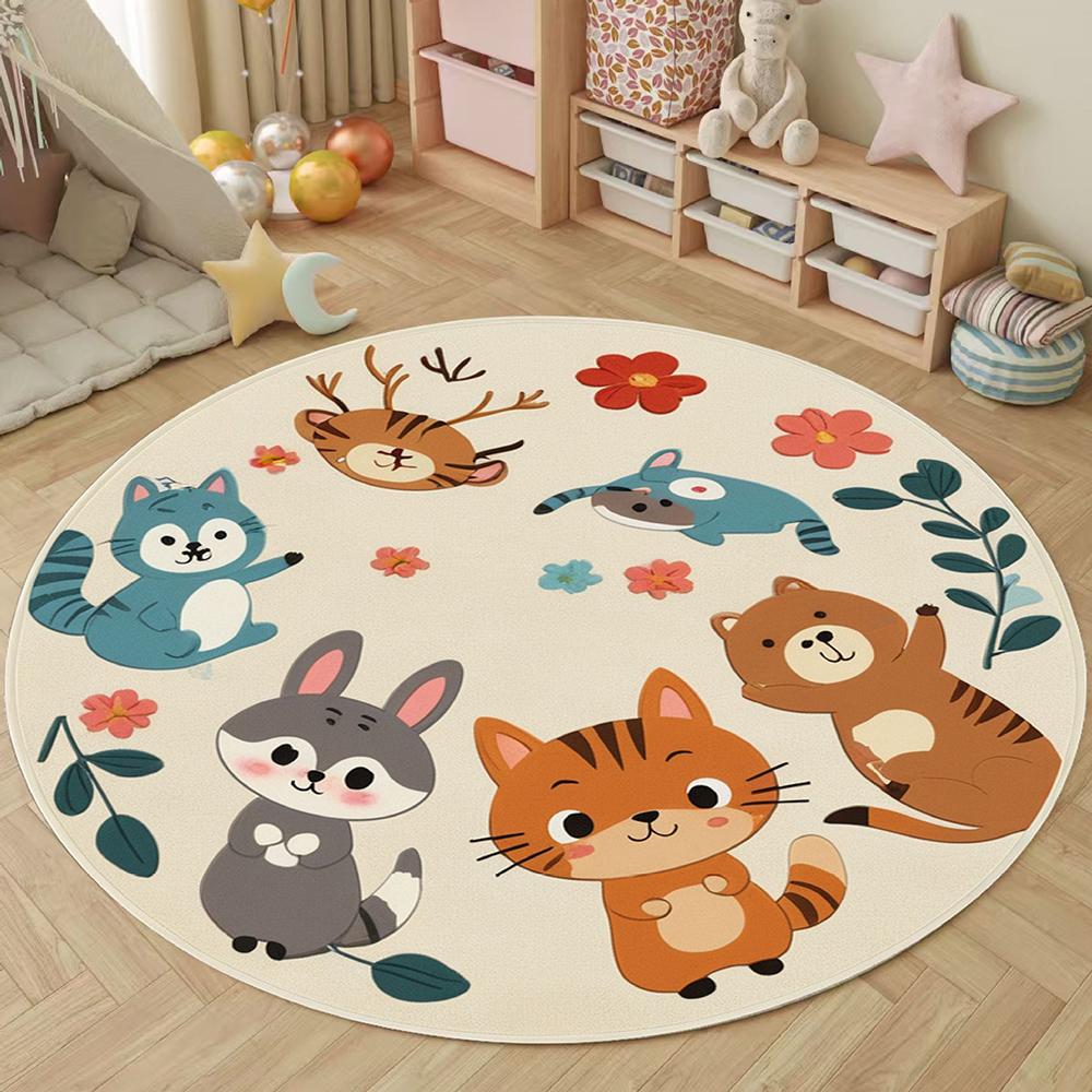 VIKAMA Faux Cashmere Carpet Fairytale Cartoon Coffee Table Mat Sofa Rug Living Room Floor Mat Round Rug Washable Rug Home Decor 60cm 24inch
VIKAMA Faux Cashmere Carpet Fairytale Cartoon Coffee Table Mat Sofa Rug Living Room Floor Mat Round Rug Washable Rug Home Decor 60cm 24inch