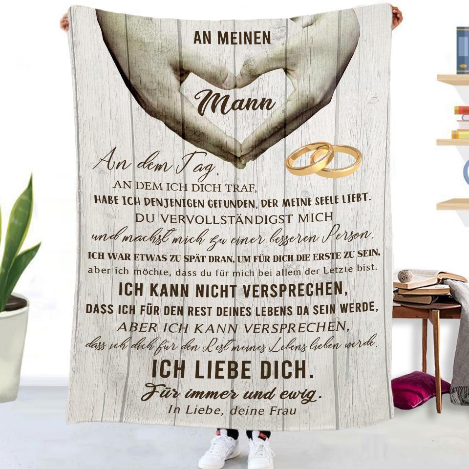German Letters Flannel Blanket To My Daughter Son Christmas Gift Warm Throw Blanket for Bed Sofa Couch Birthday Gifts Home Queen 80x120cm(31x47inch)
German Letters Flannel Blanket To My Daughter Son Christmas Gift Warm Throw Blanket for Bed Sofa Couch Birthday Gifts Home Queen 80x120cm(31x47inch)