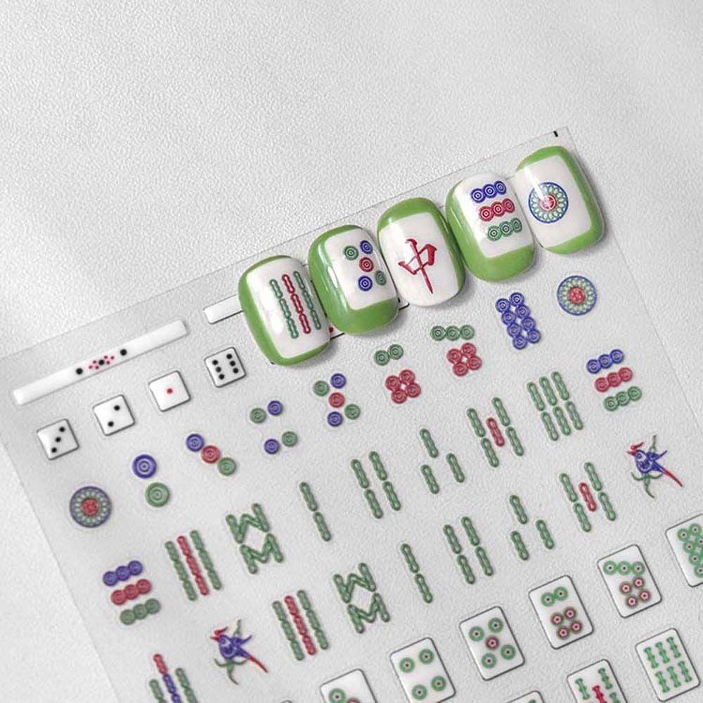 Нейл-арт принадлежности Желейный маджонг Наклейки для ногтей Желейный маджонг Наклейки для ногтей Маникюрный салон
Нейл-арт принадлежности Желейный маджонг Наклейки для ногтей Желейный маджонг Наклейки для ногтей Маникюрный салон