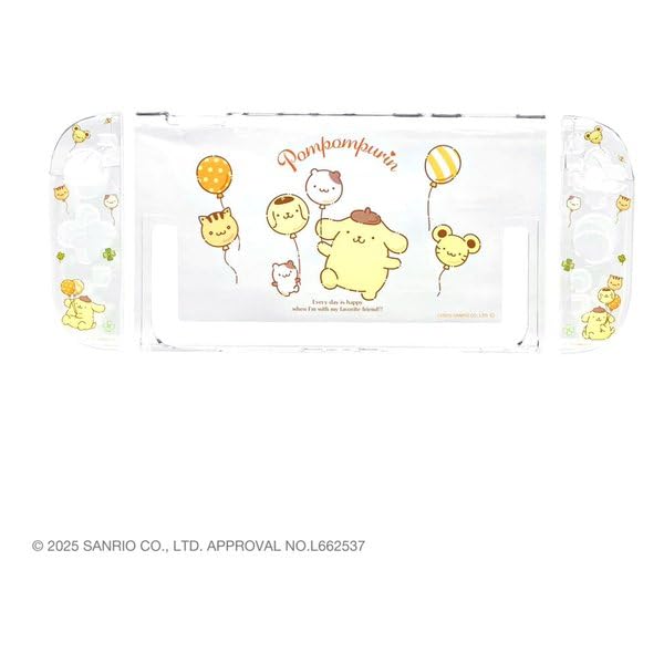 Sanrio Pompompurin Clear Game Case for Switch 2 - Easy Install, Scratch & Dirt Protection, Cute Design, 12x2x28cm
Sanrio Pompompurin Clear Game Case for Switch 2 - Easy Install, Scratch & Dirt Protection, Cute Design, 12x2x28cm
