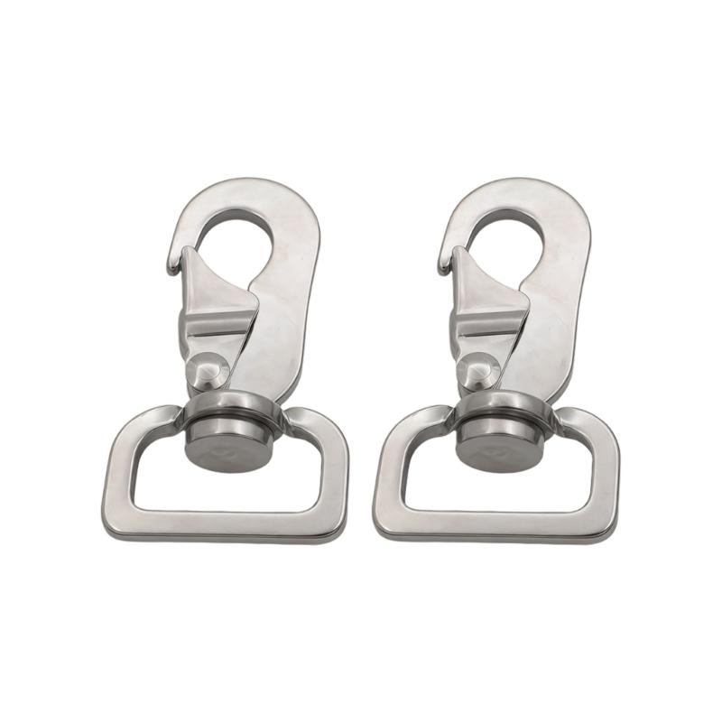 Pack of 2 Stainless Steel Pet Leashes Clip with 360 Degree Swiveling Rotating Spring Clip for Dog and Outdoor Activity 30mm
Pack of 2 Stainless Steel Pet Leashes Clip with 360 Degree Swiveling Rotating Spring Clip for Dog and Outdoor Activity 30mm