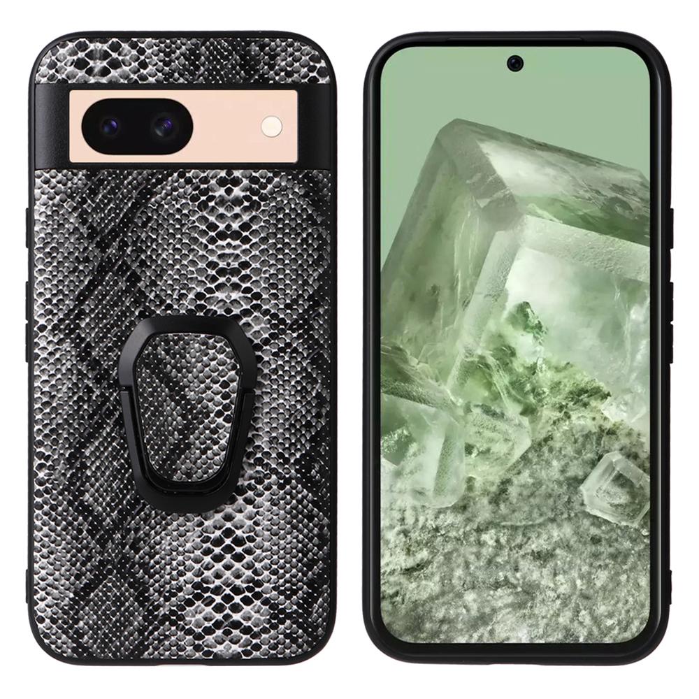 For Google Pixel 8a Case Kickstand Leather+TPU+PC Phone Back Cover F
For Google Pixel 8a Case Kickstand Leather+TPU+PC Phone Back Cover F