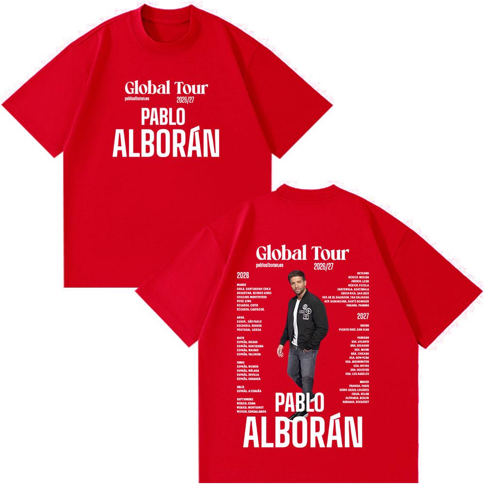 Singer Pablo Alborán Global Tour Graphic 2026 Tshirt Men Women Harajuku Fashion T Shirt Casual Loose Hiphop Cotton Tshirts S
Singer Pablo Alborán Global Tour Graphic 2026 Tshirt Men Women Harajuku Fashion T Shirt Casual Loose Hiphop Cotton Tshirts S
