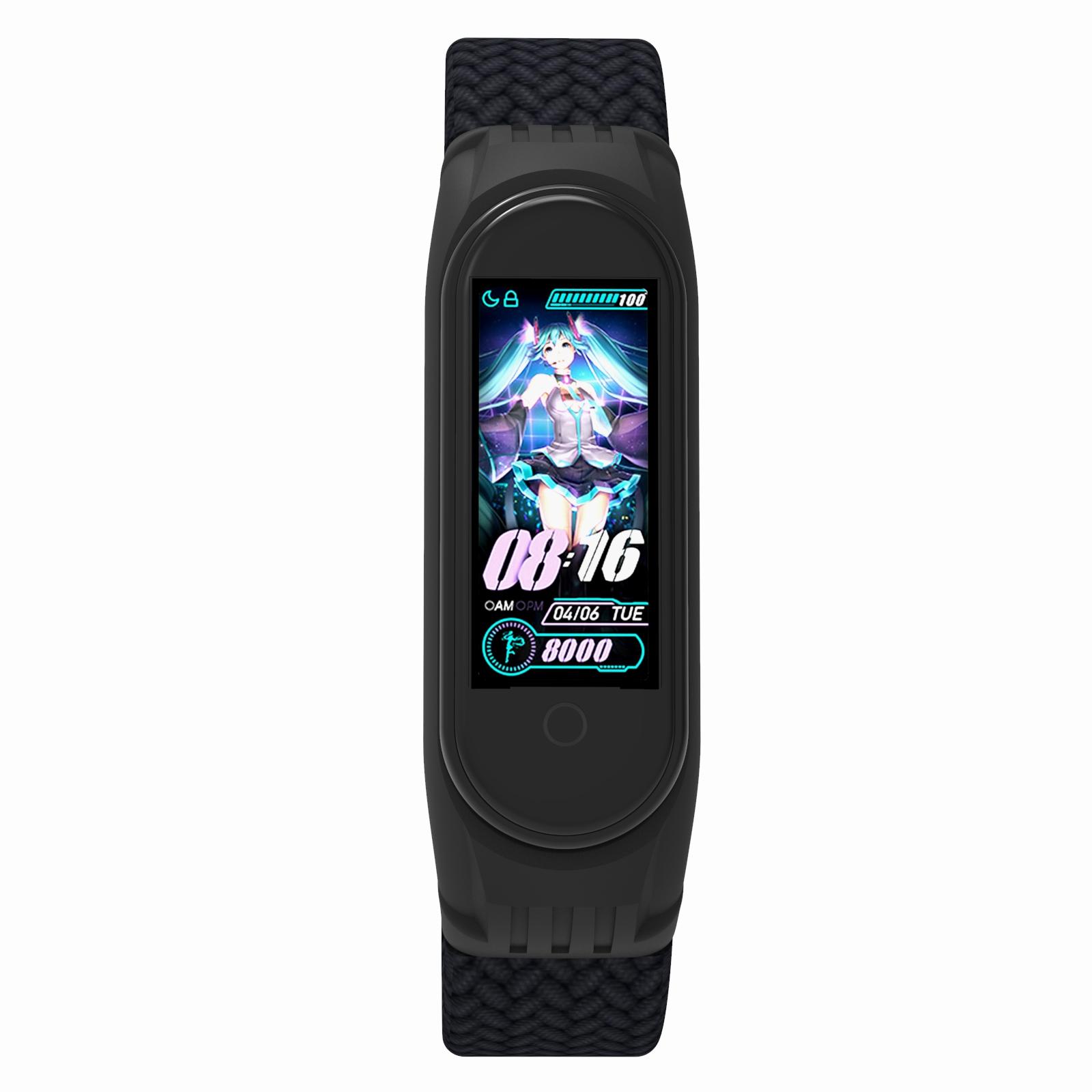 Elastic Nylon Watch Band Replacement Watch Strap (Size: L) for Xiaomi Mi Band 3/4/5 Black
Elastic Nylon Watch Band Replacement Watch Strap (Size: L) for Xiaomi Mi Band 3/4/5 Black