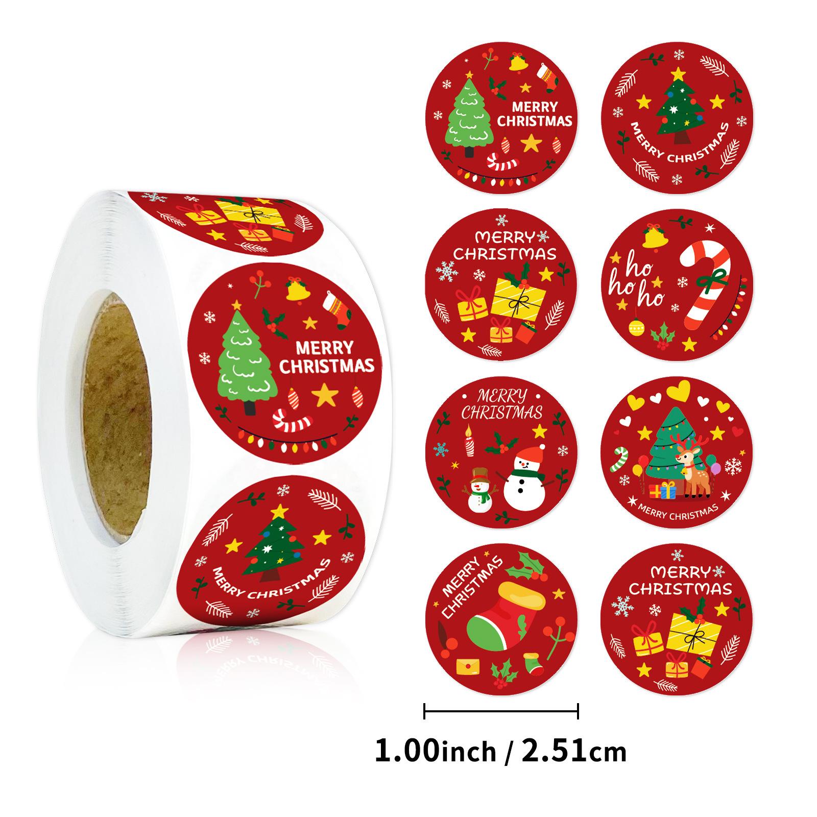 500 Sheets/Roll Christmas Cartoon Roll Sticker Red Cute Gift Sticker
500 Sheets/Roll Christmas Cartoon Roll Sticker Red Cute Gift Sticker