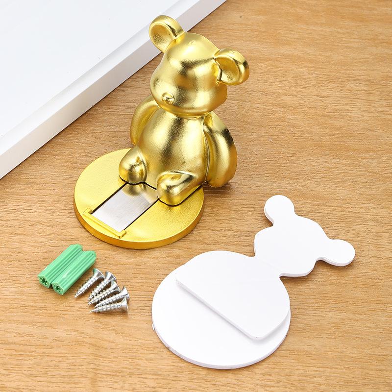 KAK Strong Magnetic Door Stopper Bear Shape Non-Punch Windproof Door Holder for Porch Kids Room Anti-collision Wall Protector золотий
KAK Strong Magnetic Door Stopper Bear Shape Non-Punch Windproof Door Holder for Porch Kids Room Anti-collision Wall Protector золотий