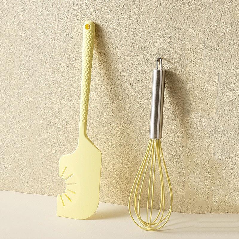 2Pcs/Set Egg Beaters Silicone Scraper Hanging Multi-functional Resistant Cream Scraper Egg Beater Cooking Baking Kitchen Tool жовтий
2Pcs/Set Egg Beaters Silicone Scraper Hanging Multi-functional Resistant Cream Scraper Egg Beater Cooking Baking Kitchen Tool жовтий