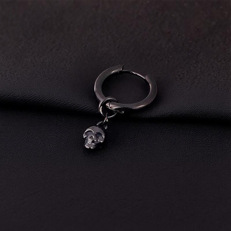 1 Pair Gothic Skull Hoop Pendant Earrings For Men And Woman Fashionable Punk Personalized Cool Jewelry Gifts срібний
1 Pair Gothic Skull Hoop Pendant Earrings For Men And Woman Fashionable Punk Personalized Cool Jewelry Gifts срібний