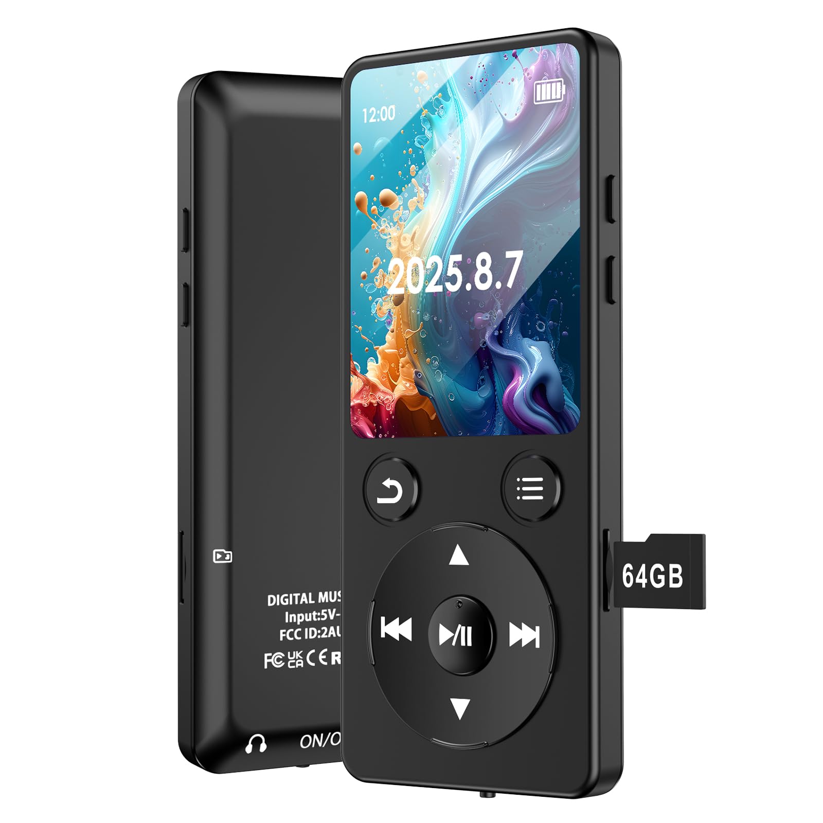 Qosea MP3 Bluetooth SD Card Expandable up to HIFI Lossless Sound Portable Digital Player with Long Player with FM and Ideal for Language and чорний
Qosea MP3 Bluetooth SD Card Expandable up to HIFI Lossless Sound Portable Digital Player with Long Player with FM and Ideal for Language and чорний