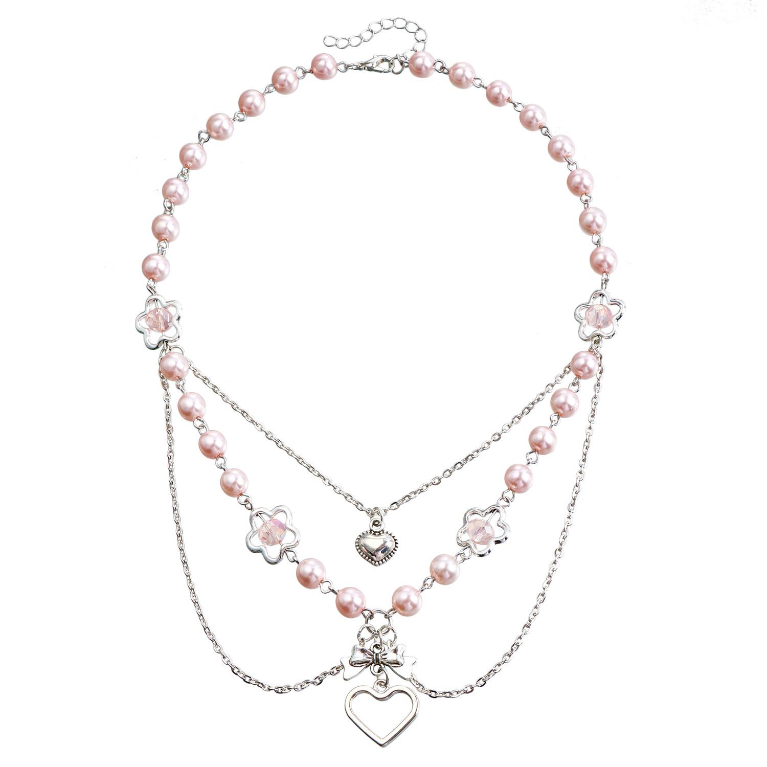 Аксессуары, Акриловое ожерелье ручной работы с розовым жемчугом Барби Y2K Casual Girl Love Универсальное ожерелье
Аксессуары, Акриловое ожерелье ручной работы с розовым жемчугом Барби Y2K Casual Girl Love Универсальное ожерелье