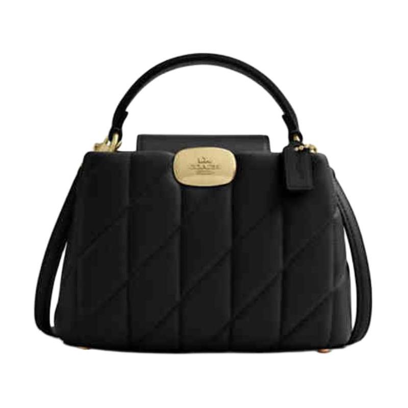 COACH Eliza 20 Logo Adjustable Detachable Shoulder Strap Lambskin Shoulder Crossbody Tote Small Women Black чорний
COACH Eliza 20 Logo Adjustable Detachable Shoulder Strap Lambskin Shoulder Crossbody Tote Small Women Black чорний