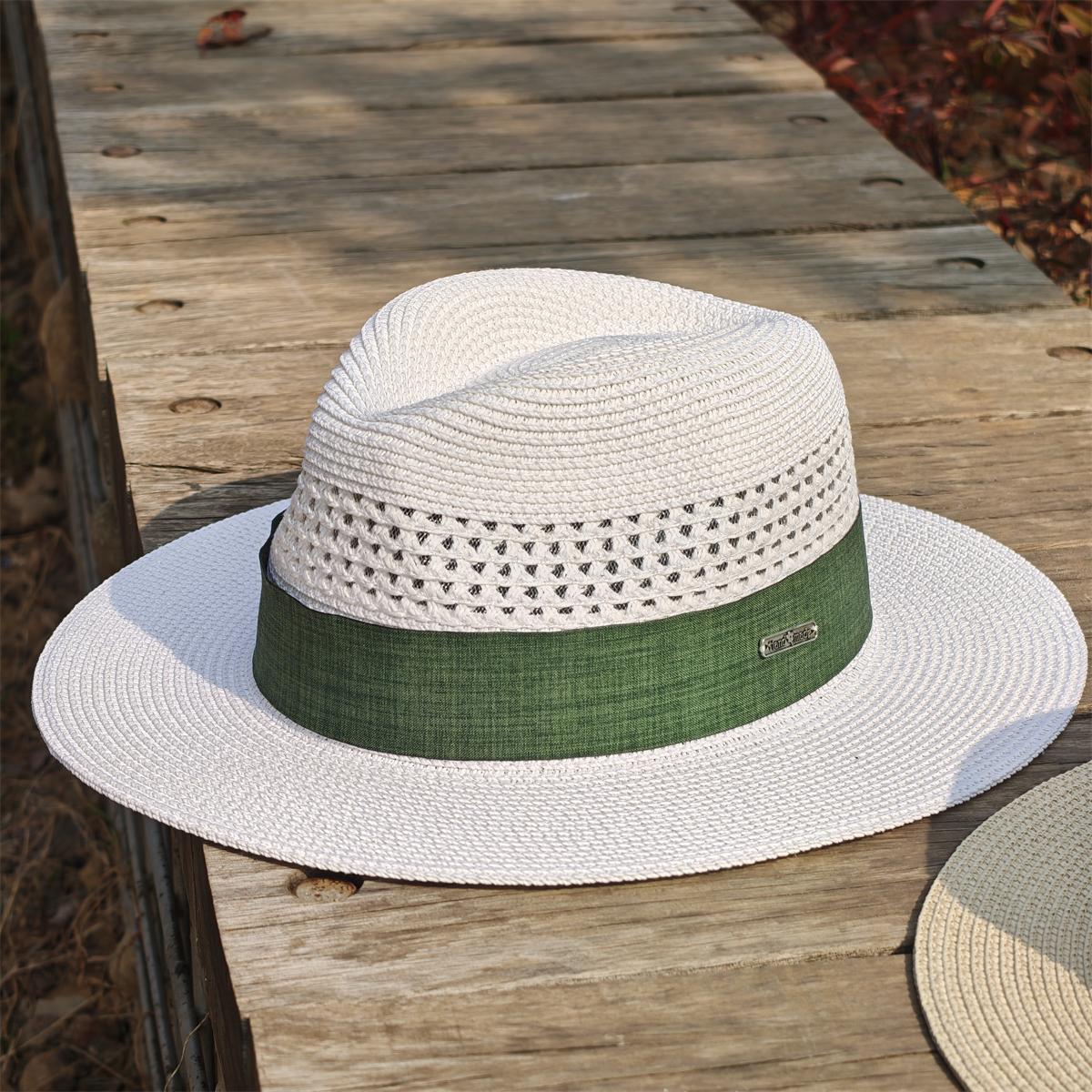 Women Men Beach Straw Sun Hat - Summer Classic Boater Sun Hat Panama Short Brim Fedora for Party Travel Sunscreen Cap 56-58cm
Women Men Beach Straw Sun Hat - Summer Classic Boater Sun Hat Panama Short Brim Fedora for Party Travel Sunscreen Cap 56-58cm