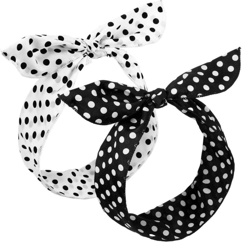 2Pcs Fashion Polka Dot Bandana Headband Bow Wide Hair Band Lady Head Scarf Hair Accessories
2Pcs Fashion Polka Dot Bandana Headband Bow Wide Hair Band Lady Head Scarf Hair Accessories