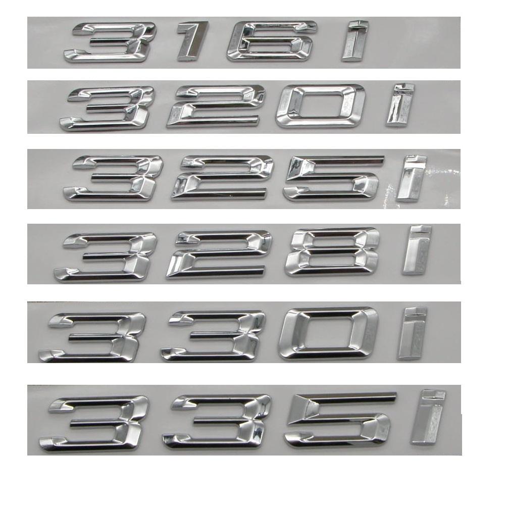 For BMW 3 Series Chrome 316i 318i 319i 320i Symbols 323i 324i 325i 326i 327i 328i 330i 333i 334i 335i 340i 345i 350i Emblems 316 i
For BMW 3 Series Chrome 316i 318i 319i 320i Symbols 323i 324i 325i 326i 327i 328i 330i 333i 334i 335i 340i 345i 350i Emblems 316 i